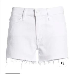 Mother “The Charmer Fray Short” white sz 26